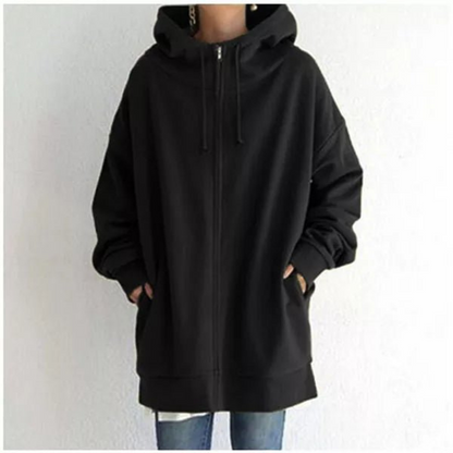 Jess | Long Hooded Jacket For Women Warm