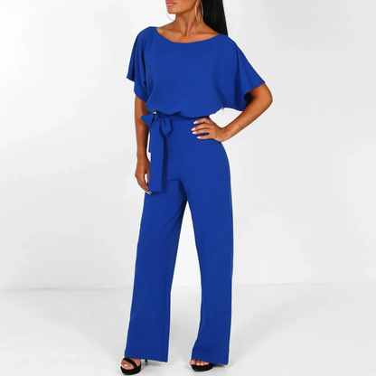 Sophie | high-waisted wrap jumpsuit