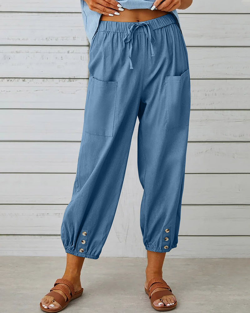 Viola - Casual cropped pants