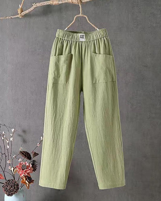 Alannah - Mixed linen pants