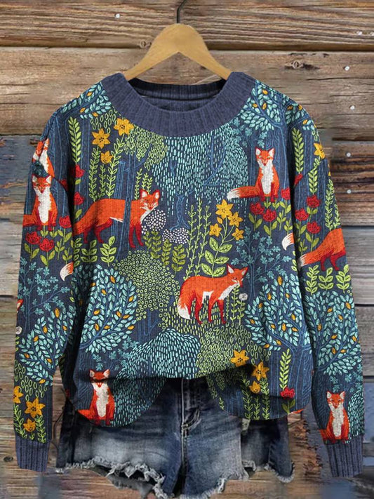 Sally™ | Foxes Pullover