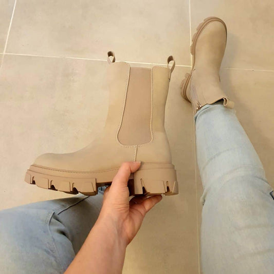 Ladies Boots | Romi Beige - Elegant and Comfortable Boots - Ideal for Every Day.