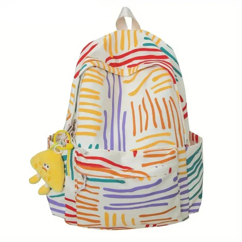 Mees | Colorful Stripes Stylish & Spacious Laptop Backpack