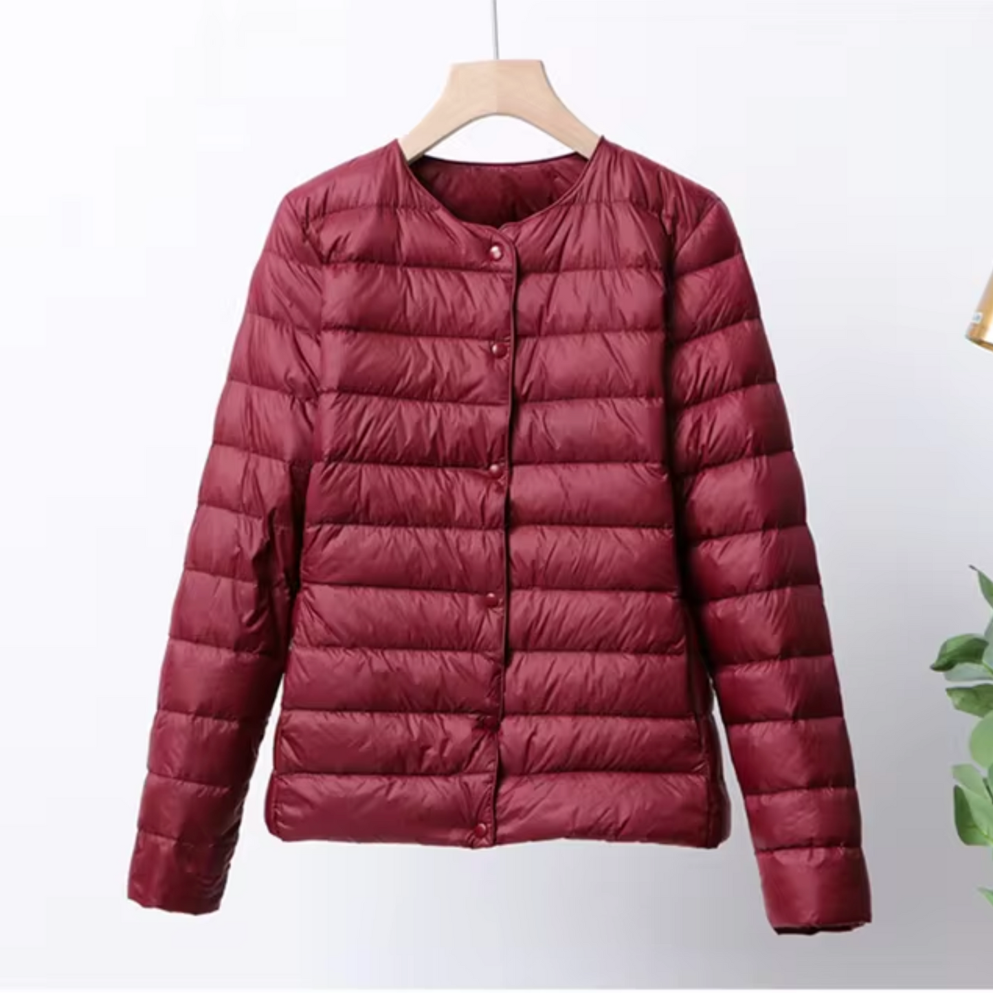 - Ultra-thin down jacket