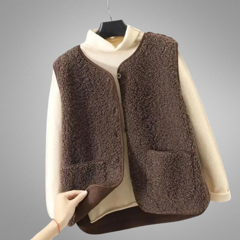 Trendy Fleece Thermo Vest for Ladies