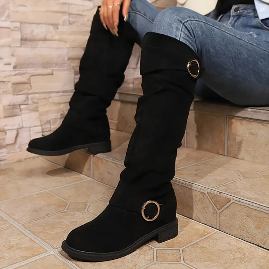 Esther - Trendy High Boots for Ladies