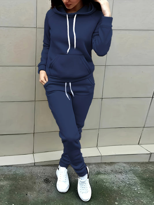 Jess | Casual hooded jacket and jogging pants tracksuit with pockets Perfect for casual days