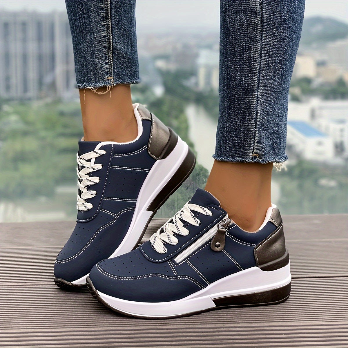 Noor | Casual platform sneakers