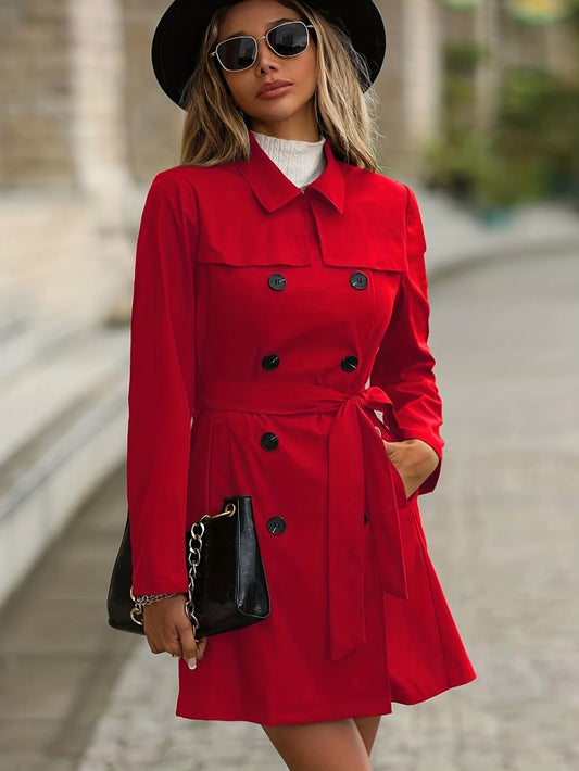 Stylish winter trench coat for women - Myrthe