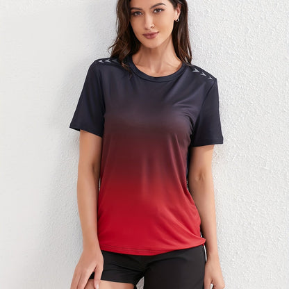 Sophie | Women's sport T-shirt in ombre colors