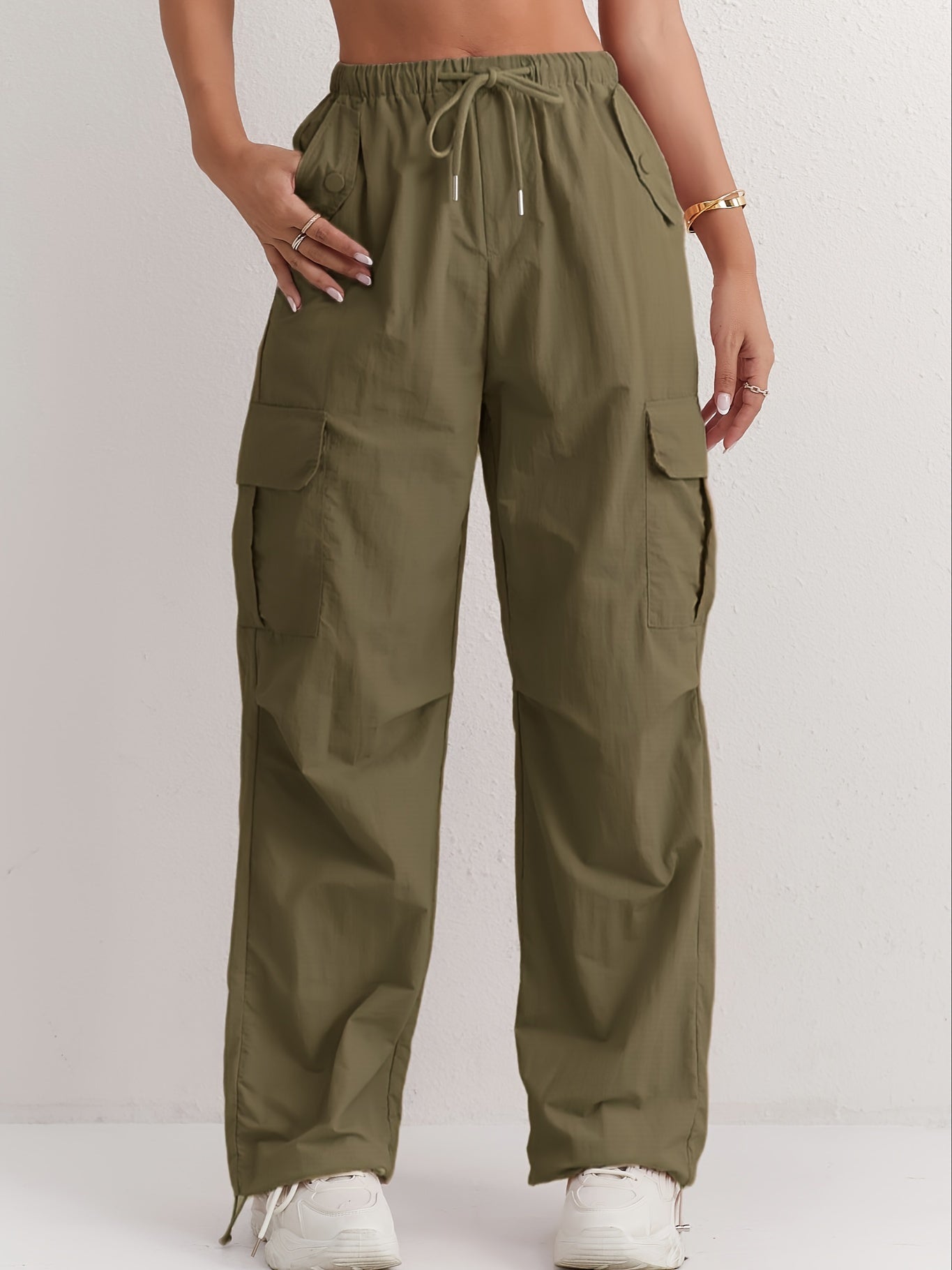 Solène - Stylish and Comfortable Pink Cargo Pants for Women