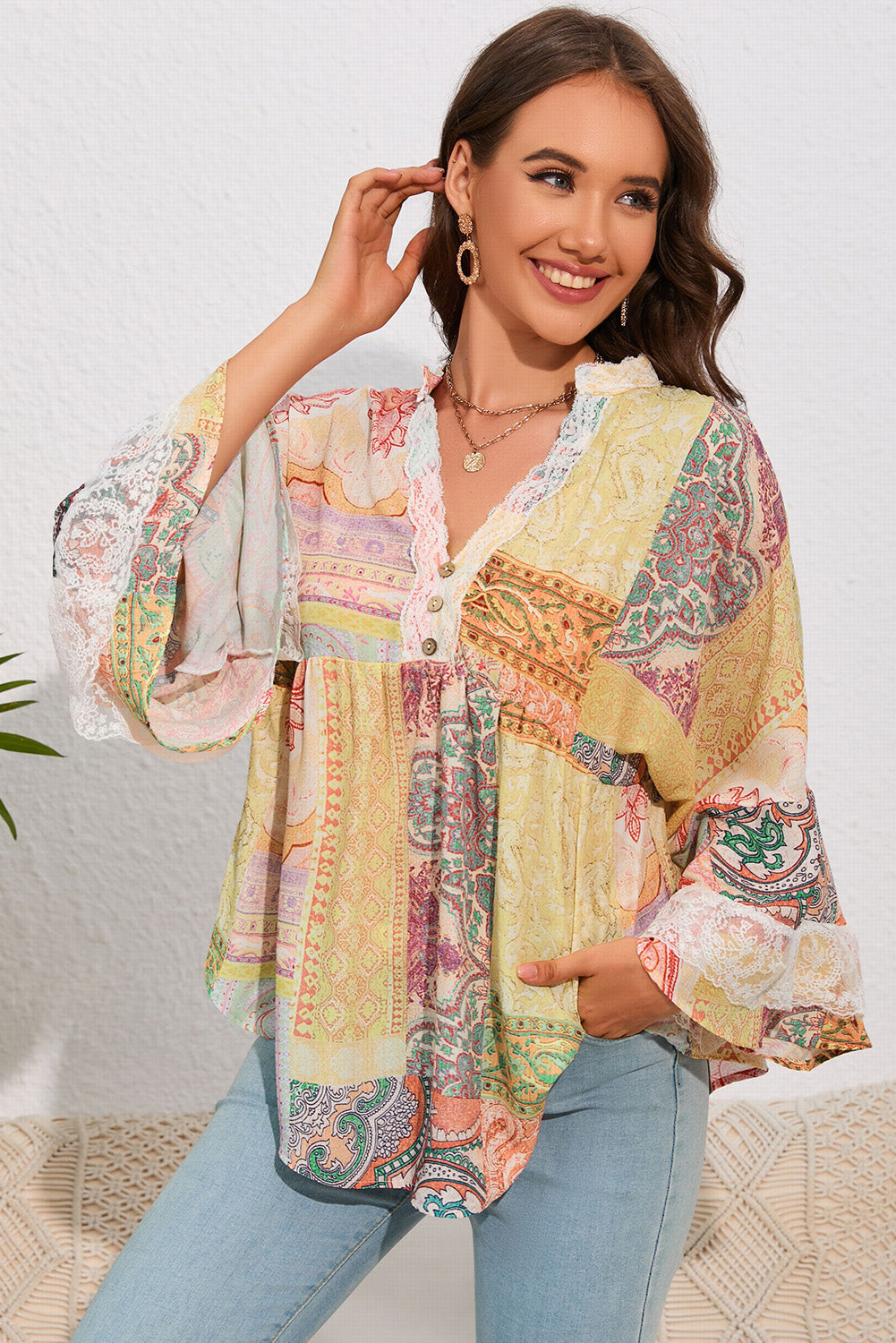 Tanya - Pretty blouse for spring/summer