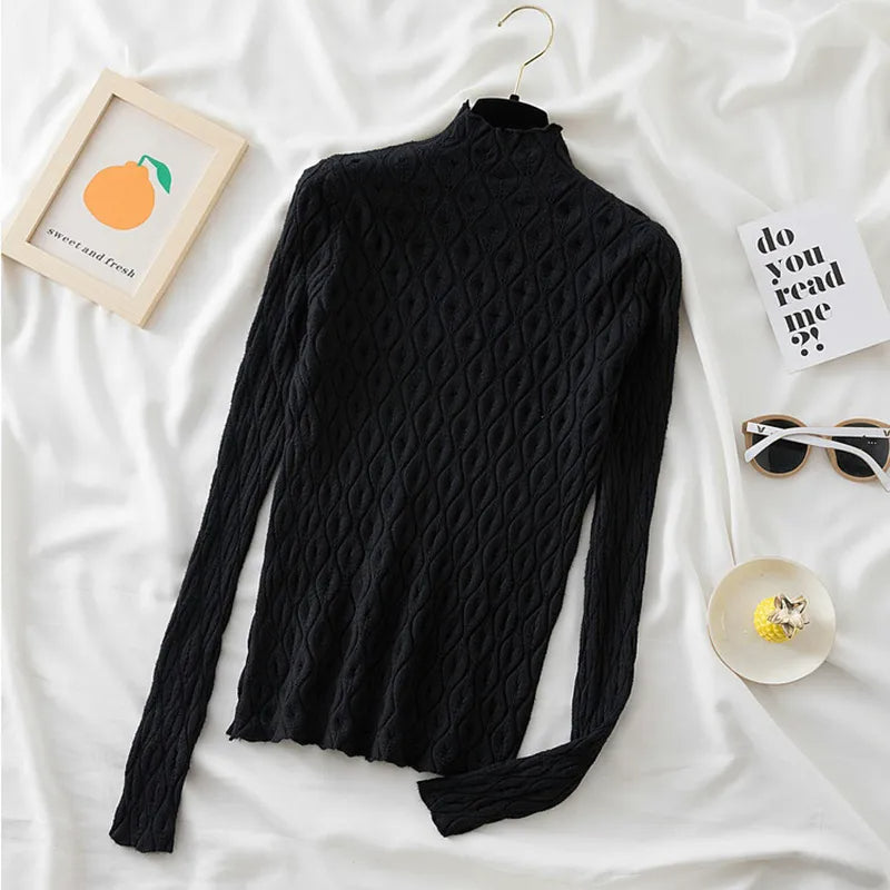 Warisha Sweater | Tanned Turtleneck