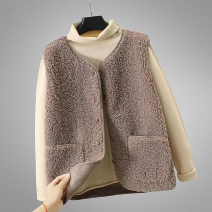 Trendy Fleece Thermo Vest for Ladies