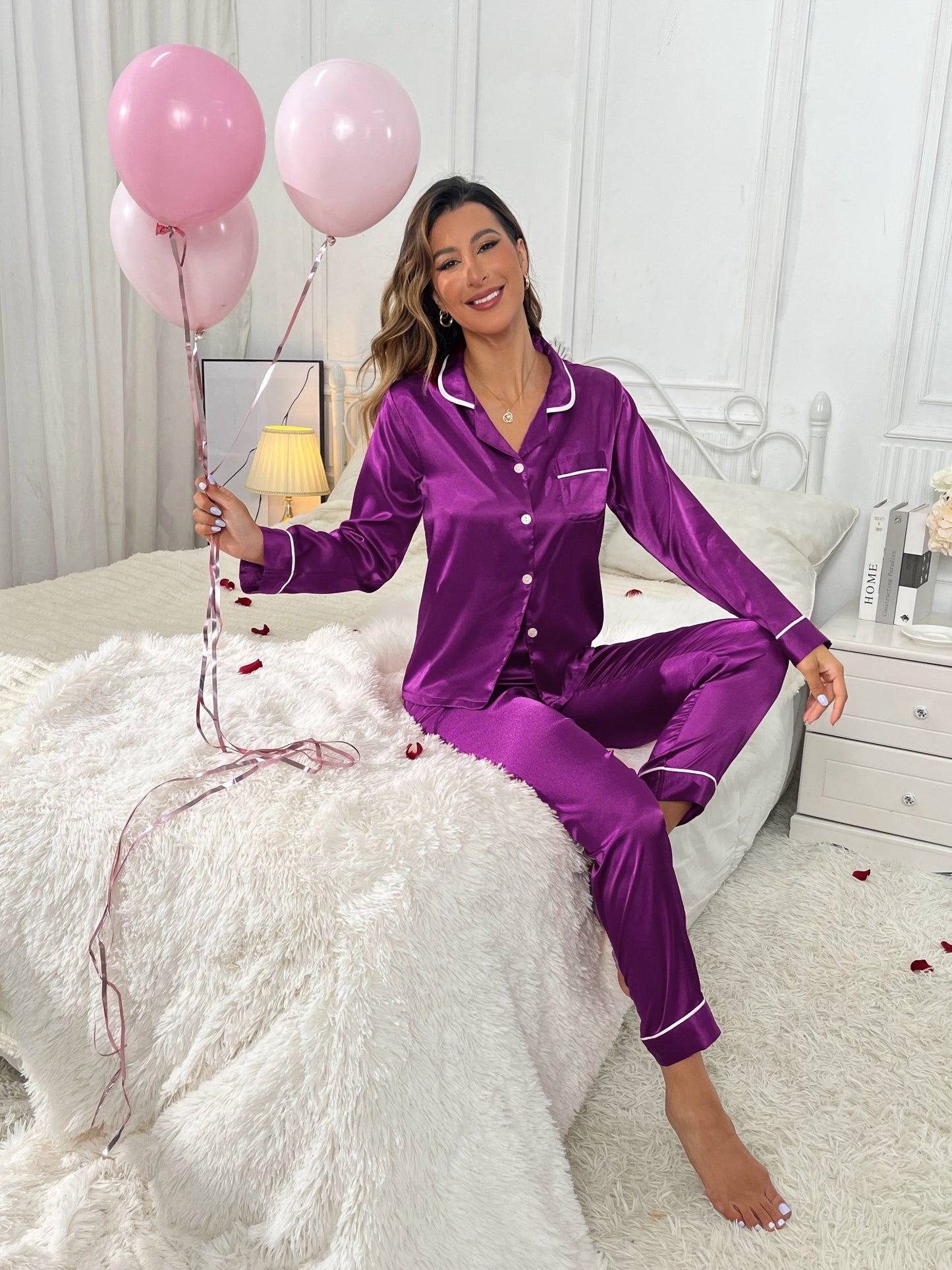 Jess-Mode - Satin pyjama set for women