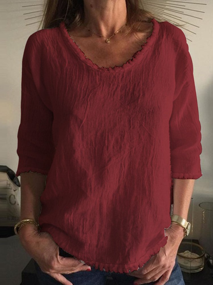 VALERIE | Relaxed linen top