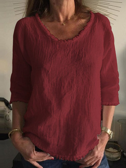 VALERIE | Relaxed linen top