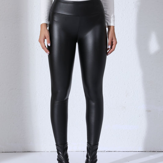 Sophie | PU leather outdoor sports leggings