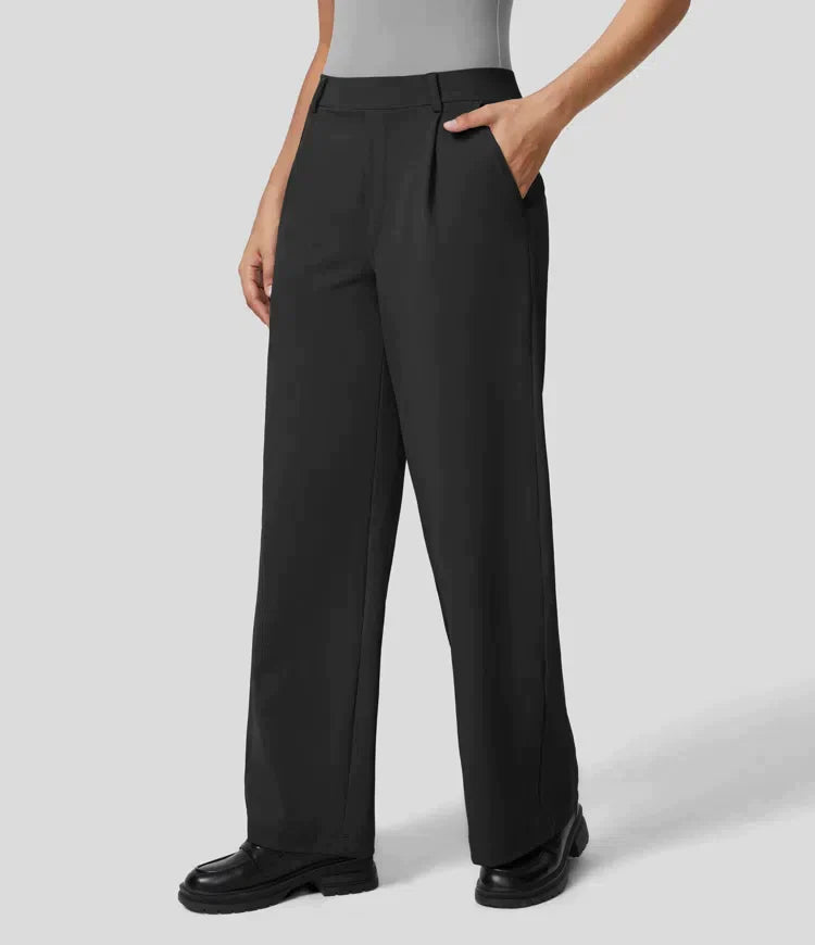 Dorothy - Women's Stretch High Waisted Straight Leg Pants