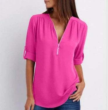 Ladies Blouse - Casual - Light and Breathable - Suitable for Daily Use