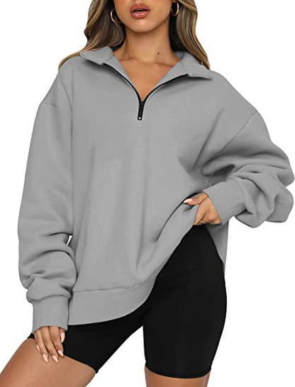 Jess | Sweatshirt with collar for women