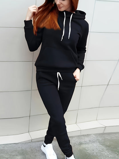 Jess | Casual hooded jacket and jogging pants tracksuit with pockets Perfect for casual days