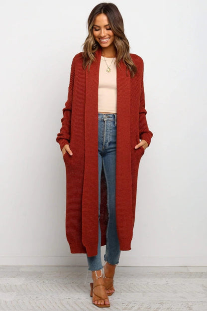 Longline cardigan for women