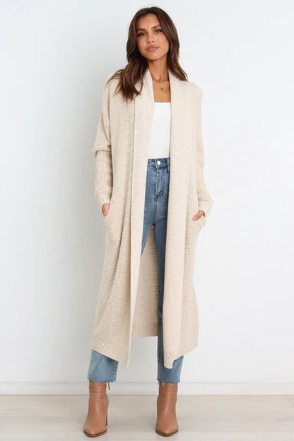 Longline cardigan for women