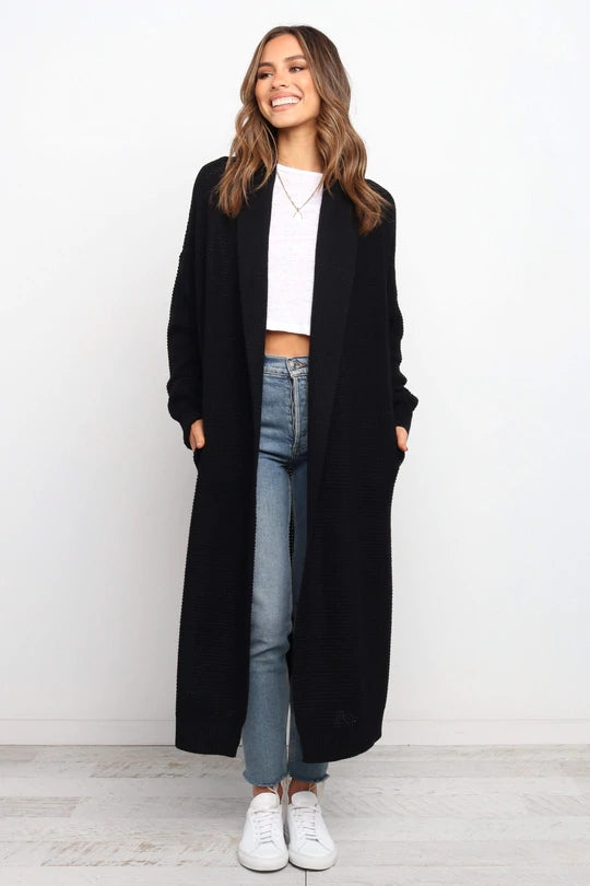 Longline cardigan for women