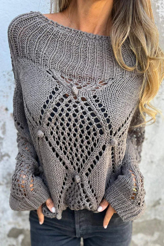 Xemma Sweater | Knitted Loose Sweater