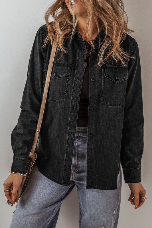 Veera | Denim jacket with vintage look