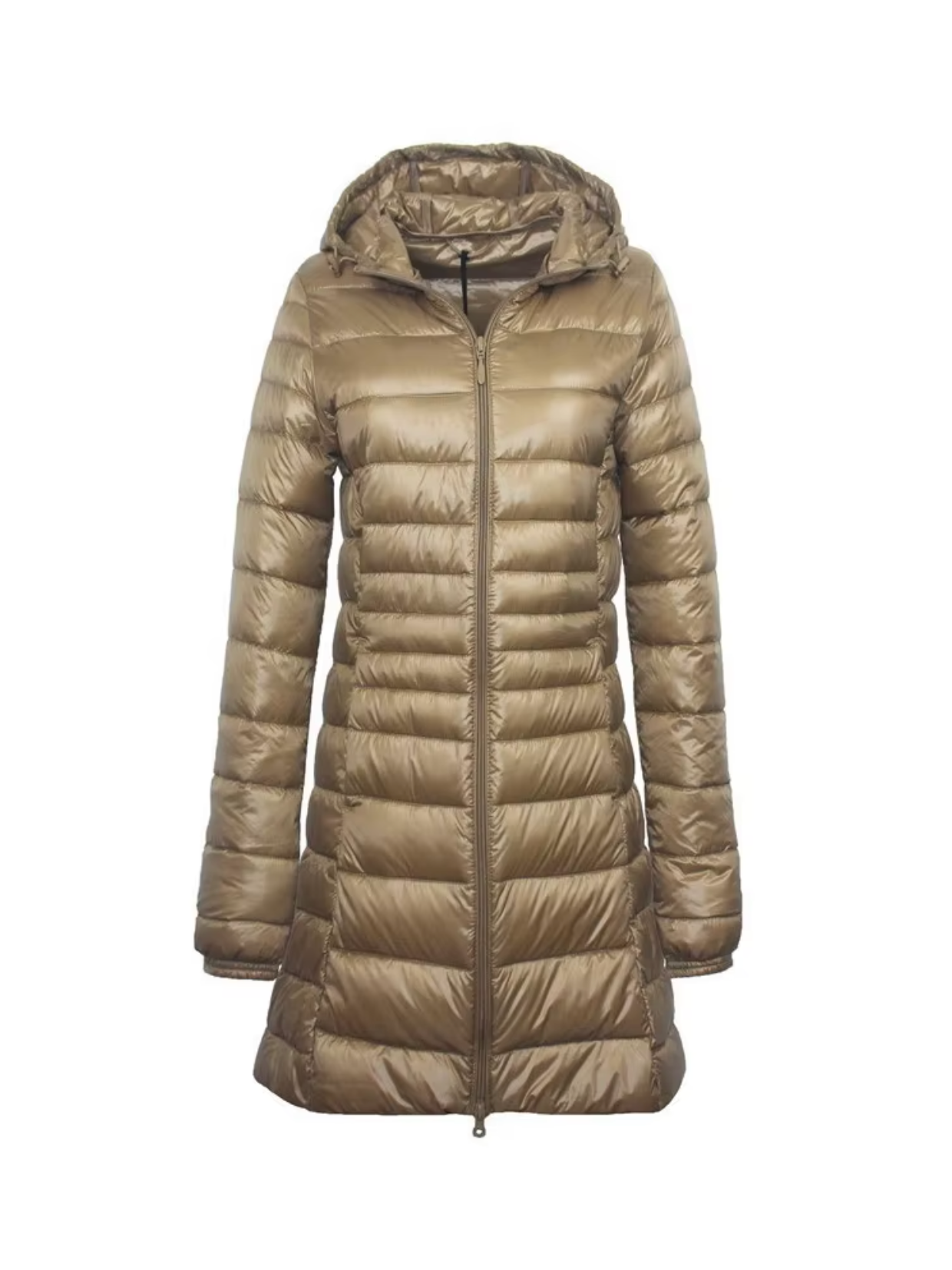 - Long quilted jacket