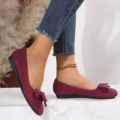 Round Toe Ballet Dressy Flats Slip On