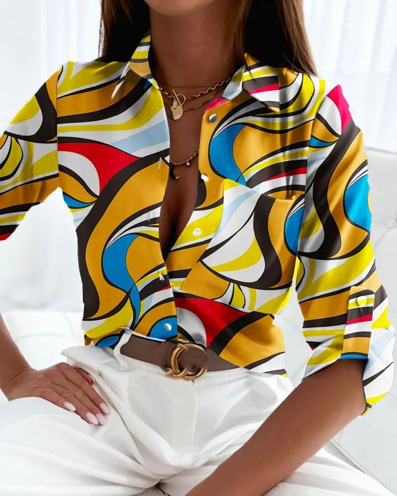 Sofie Blouse | Elegant Blouse with Print