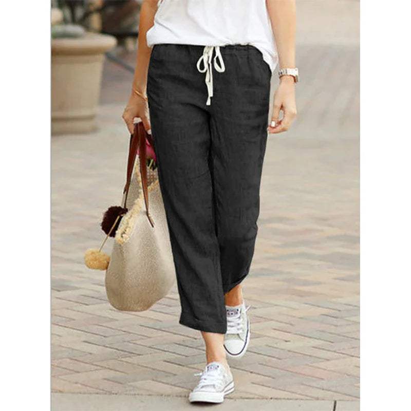 Casual Ladies Linen Pants