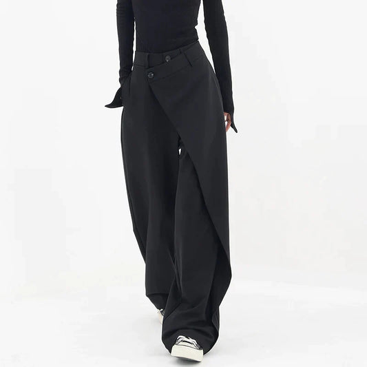 Mia - Baggy Asymmetric Pants