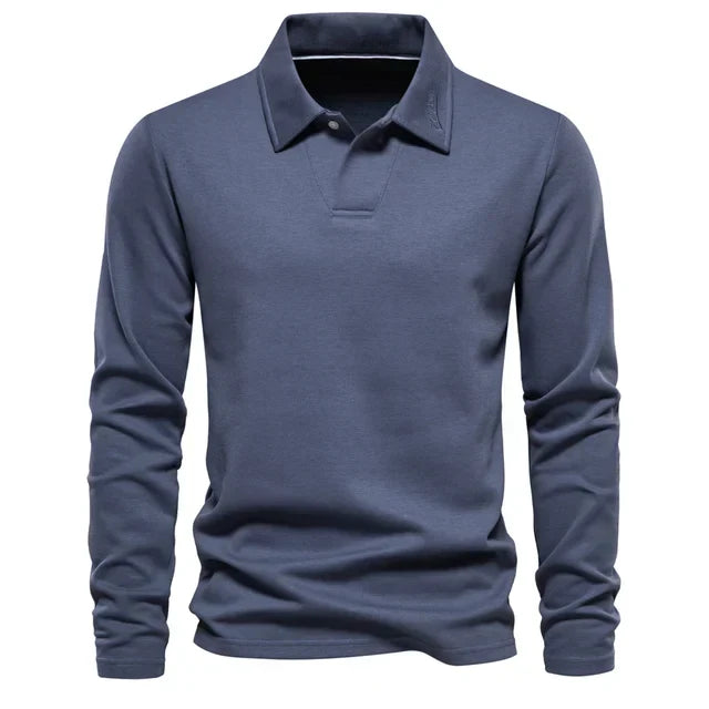 Yarno Blouse | Men's Long Sleeve Polo Blouse