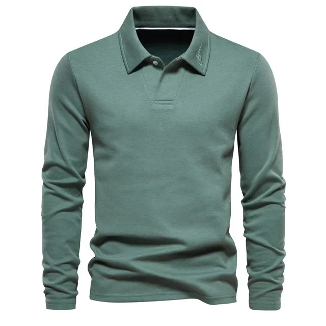 Yarno Blouse | Men's Long Sleeve Polo Blouse