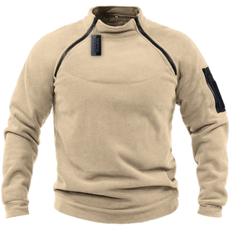 Zacharias Sweater | Men's Fleece Zip-Up Sweater