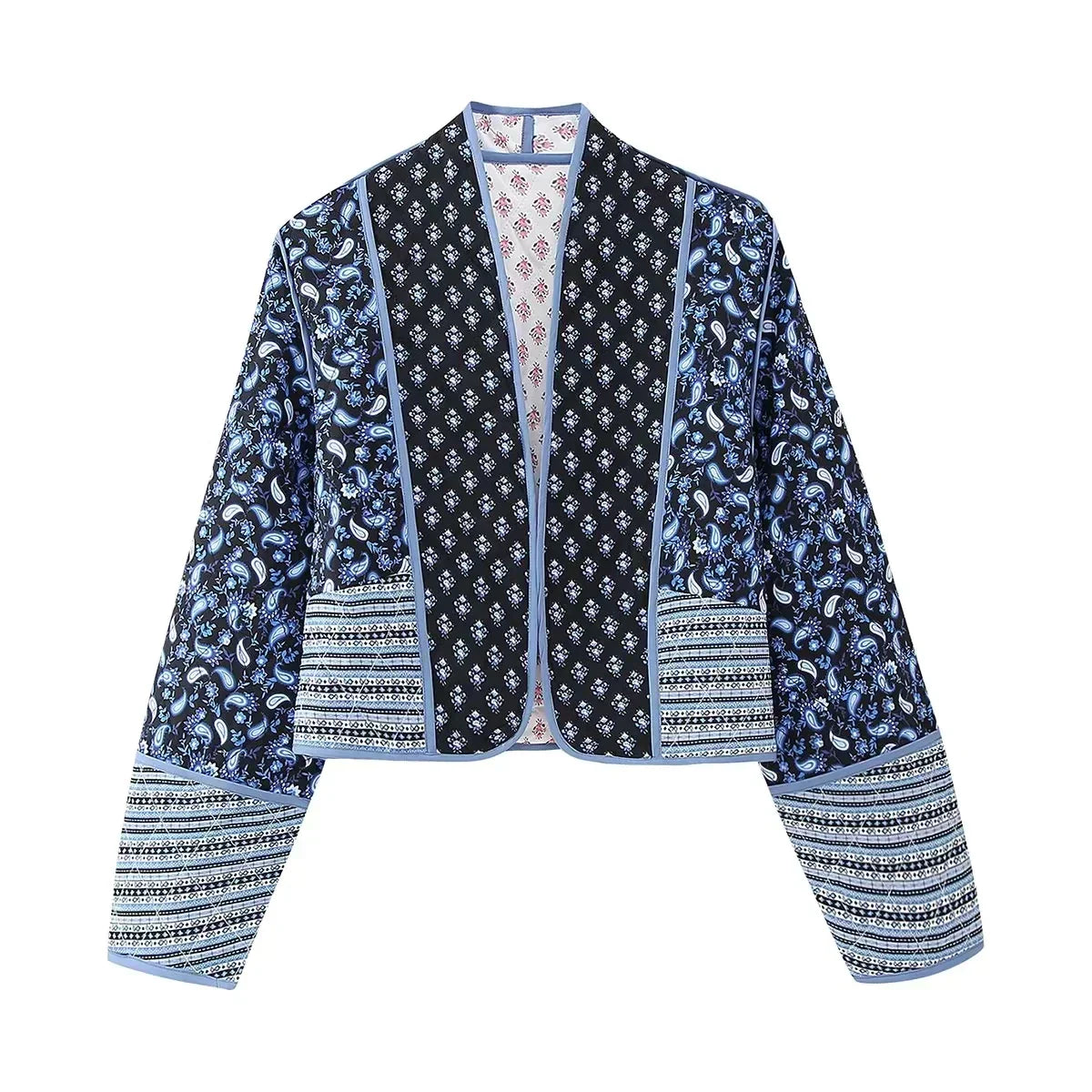 Vintage patchwork ladies jacket - Alisha