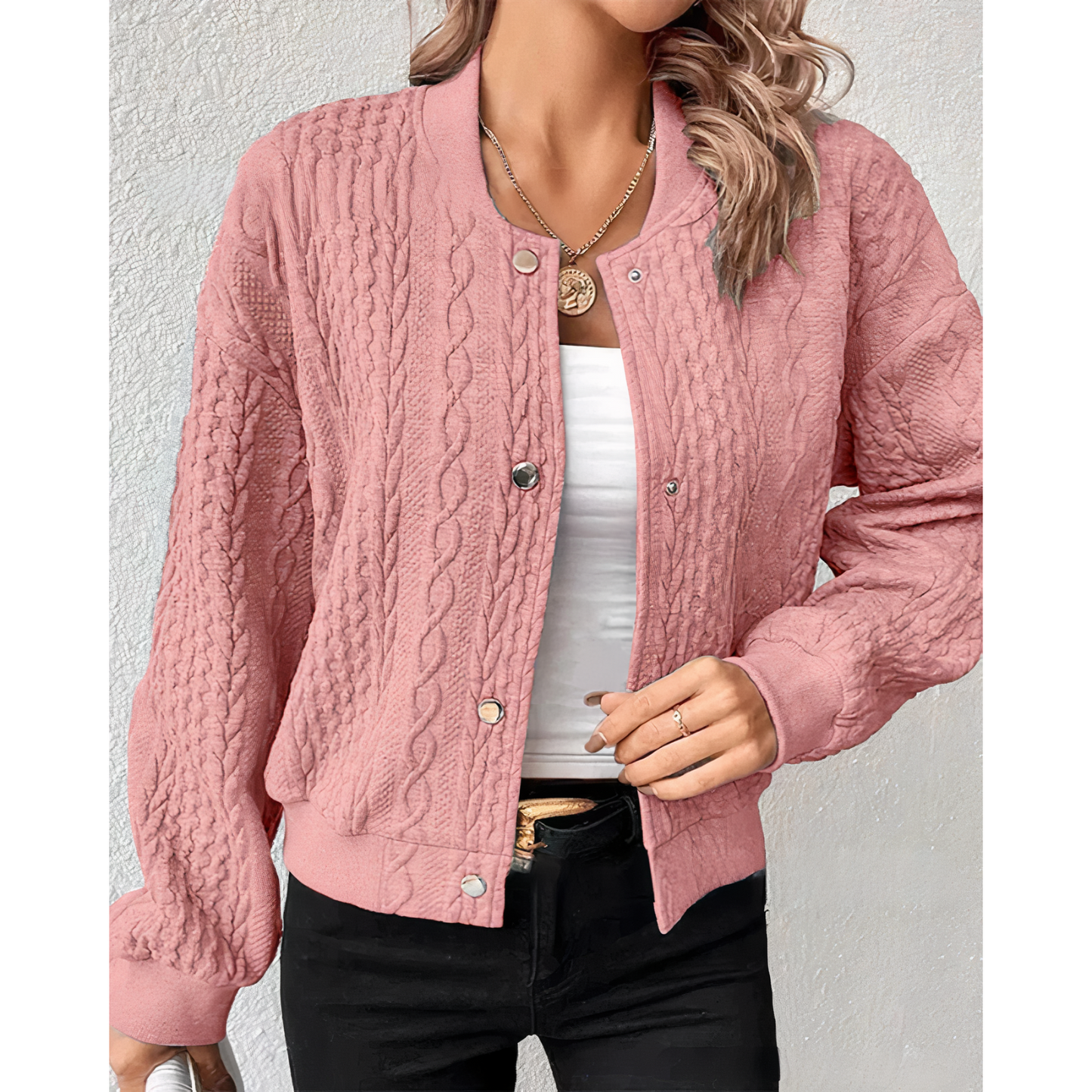 Chunky knit cardigan - Allison