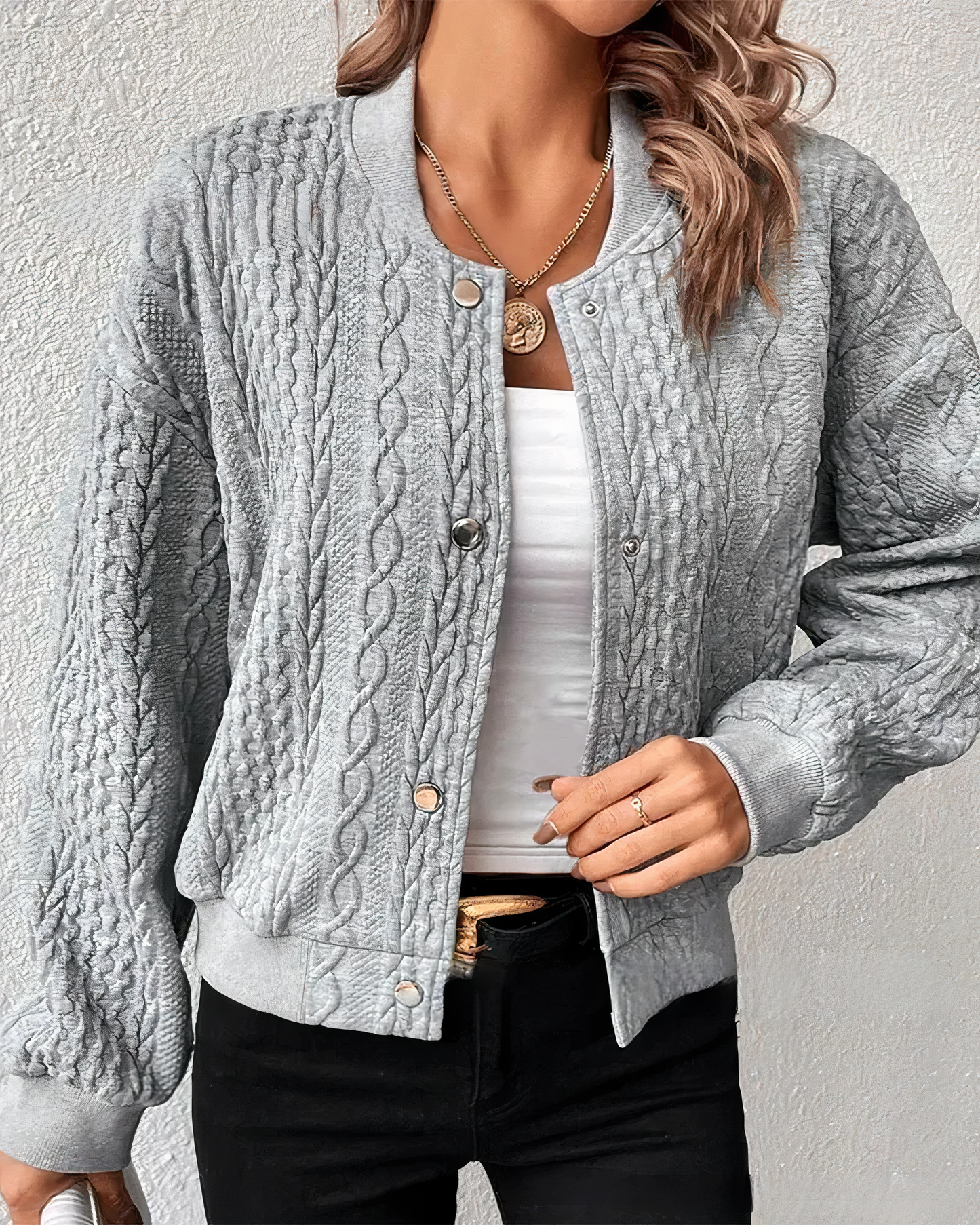 Chunky knit cardigan - Allison