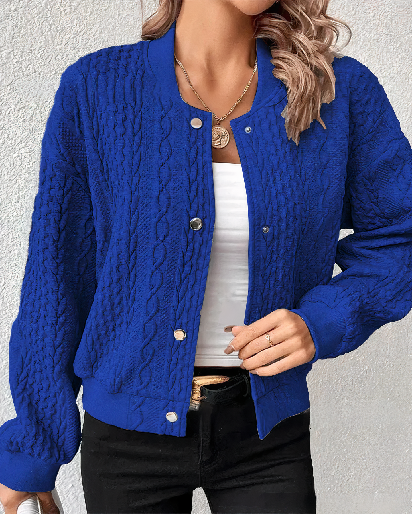 Chunky knit cardigan - Allison