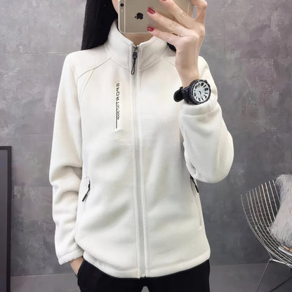 Sporty women's fleece jacket - Ava