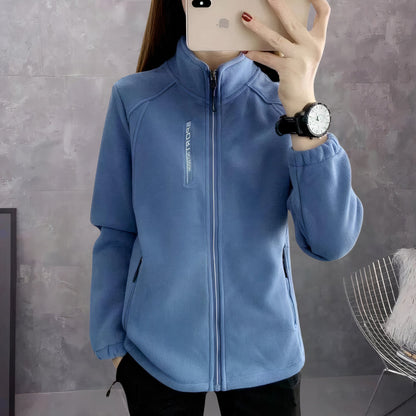 Sporty women's fleece jacket - Ava