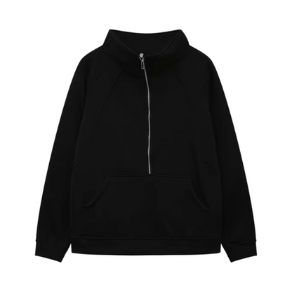 Aimee - Winter Half Zip Sweat Shirt