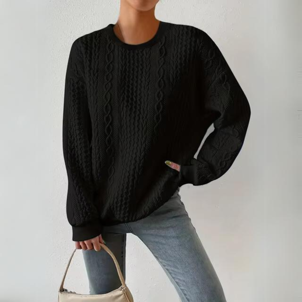 Jess | Sweatshirt Casual with round neckline