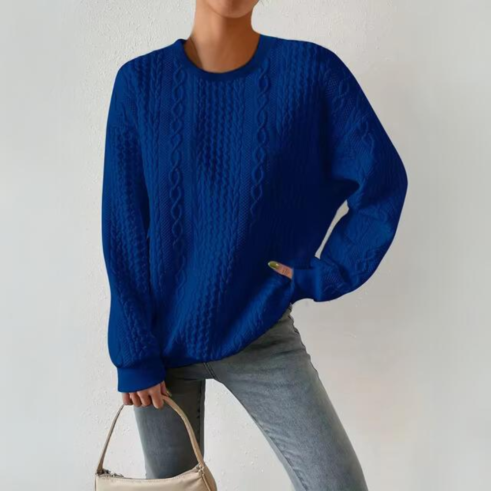 Jess | Sweatshirt Casual with round neckline