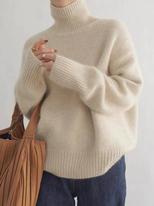 Wool turtleneck sweater - Anna