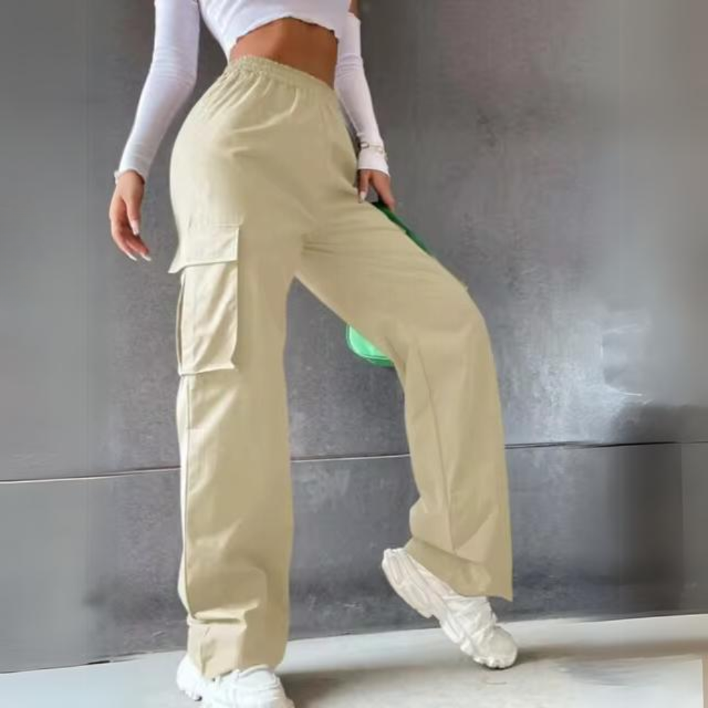 Aylin - Chic straight Cargo Trousers